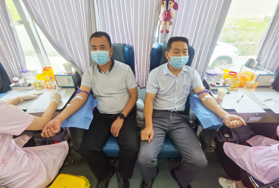 旬陽縣紅軍鎮(zhèn)開展“學黨史、辦實事”愛心獻血 活動